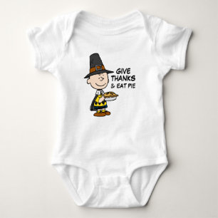 Peanuts Charlie Brown Pilgrim Baby Bodysuit