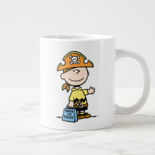 Peanuts Charlie Brown Pirate Halloween Giant Coffee Mug
