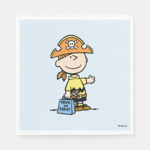 Peanuts Charlie Brown Pirate Halloween Napkins