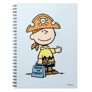 Peanuts Charlie Brown Pirate Halloween Notebook