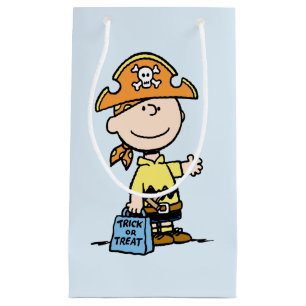 Peanuts Charlie Brown Pirate Halloween Small Gift Bag