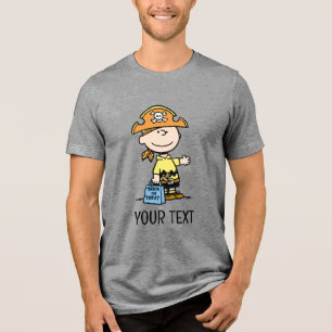 Peanuts Charlie Brown Pirate Halloween Tri-Blend Shirt