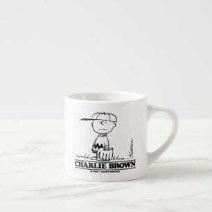 Peanuts Charlie Brown Playing Ball Espresso Cup