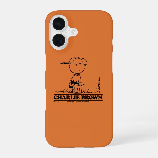 Peanuts | Charlie Brown Playing Ball iPhone Case (Back)