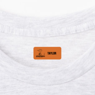 Peanuts Charlie Brown Playing Ball Kids' Labels