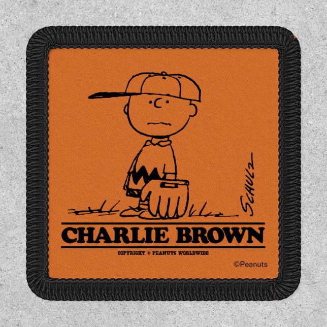 Peanuts | Charlie Brown Playing Ball Patch (Front)