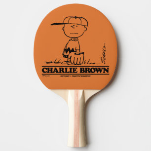 Peanuts Charlie Brown Playing Ball Ping Pong Paddle