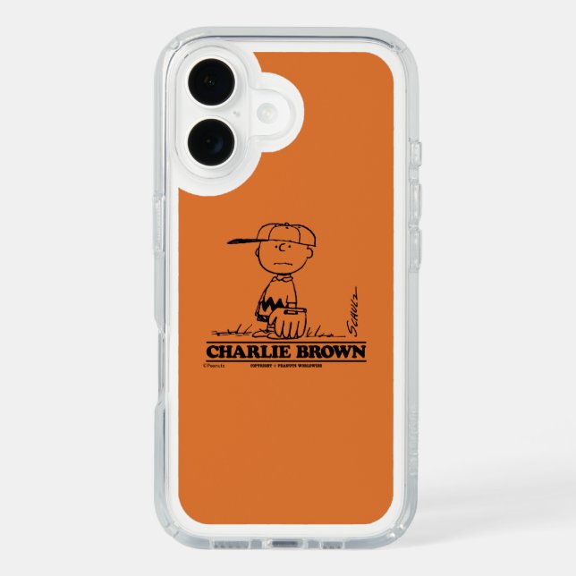 Peanuts | Charlie Brown Playing Ball Speck iPhone Case (Front)