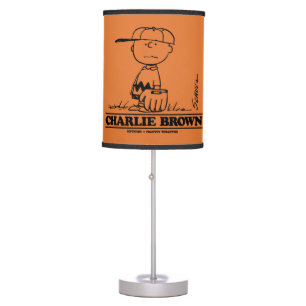 Peanuts Charlie Brown Playing Ball Table Lamp