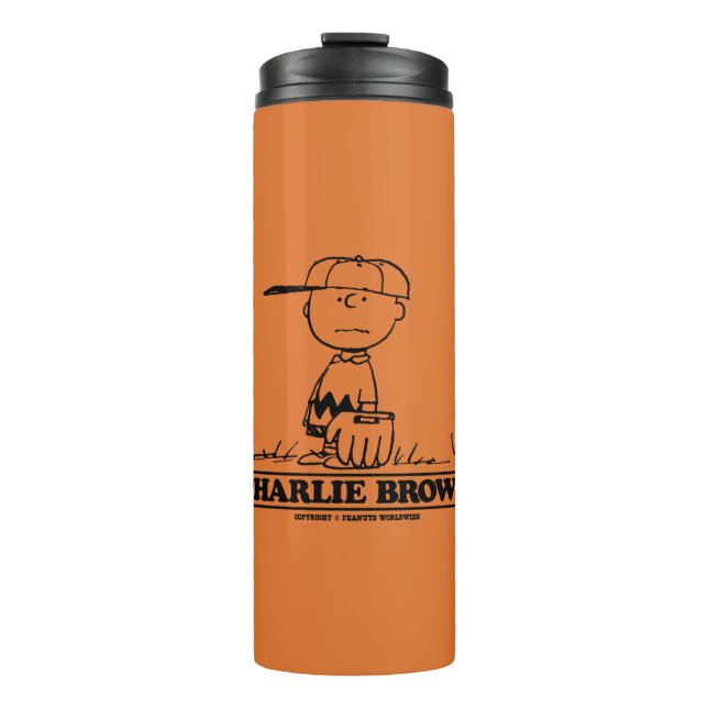 Peanuts | Charlie Brown Playing Ball Thermal Tumbler (Front)