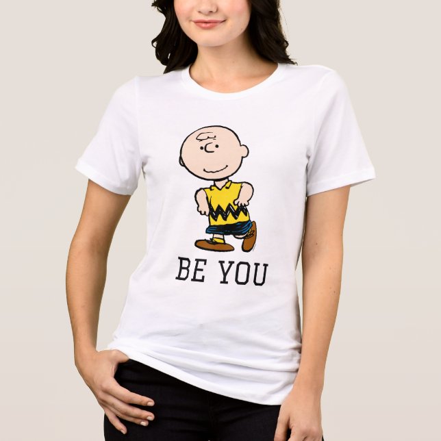 Peanuts | Charlie Brown Portrait Tri-Blend Shirt (Front)