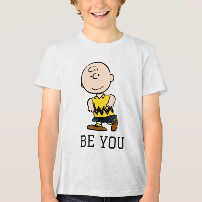 Peanuts | Charlie Brown Portrait Tri-Blend Shirt (Front)