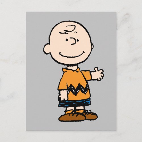 Peanuts  Charlie Brown Postcard