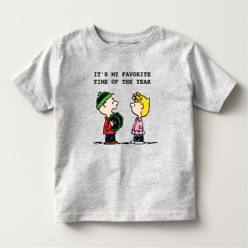 Peanuts  Charlie Brown  Sally Christmas Toddler T_shirt