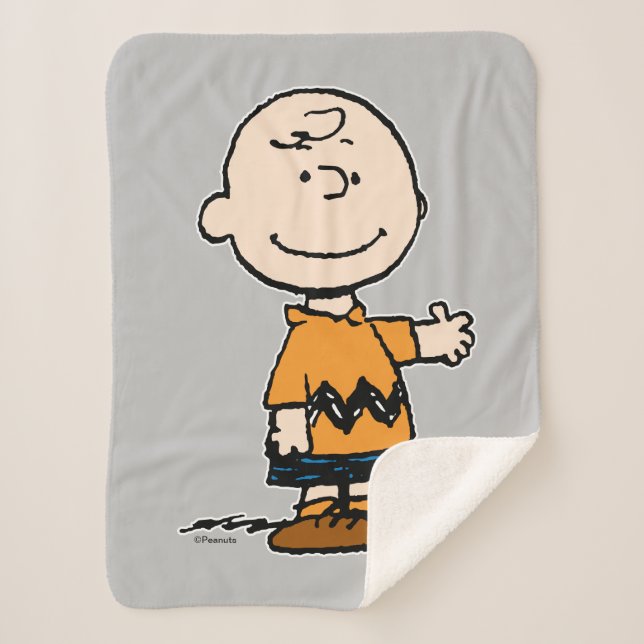 Peanuts | Charlie Brown Sherpa Blanket (Front)