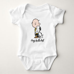 Peanuts | Charlie Brown & Snoopy Hug Baby Bodysuit
