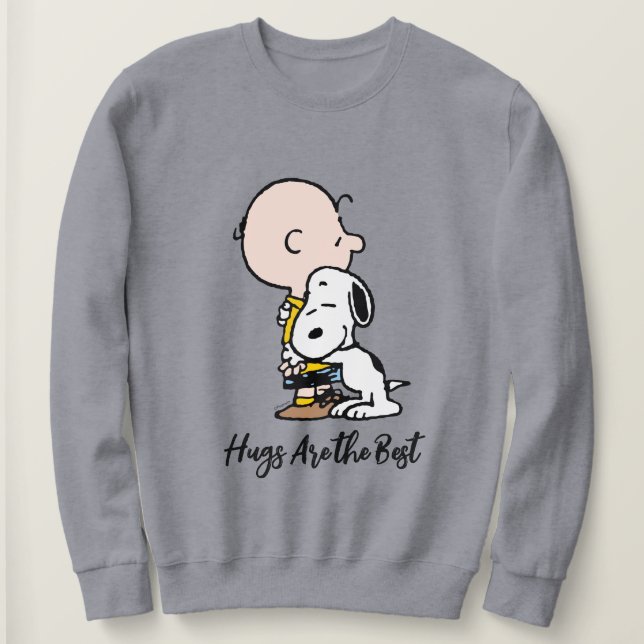 Peanuts | Charlie Brown & Snoopy Hug Sweatshirt (Design Front)