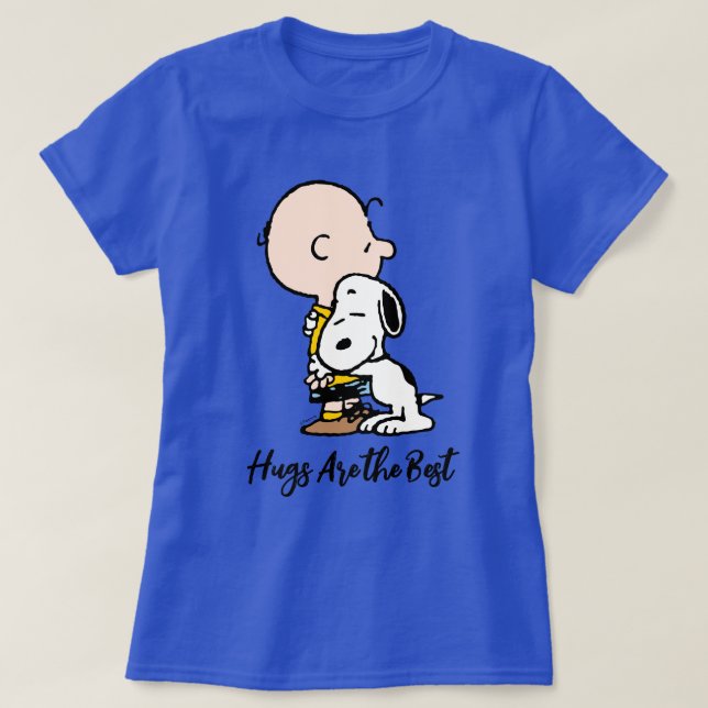 Peanuts | Charlie Brown & Snoopy Hug T-Shirt (Design Front)