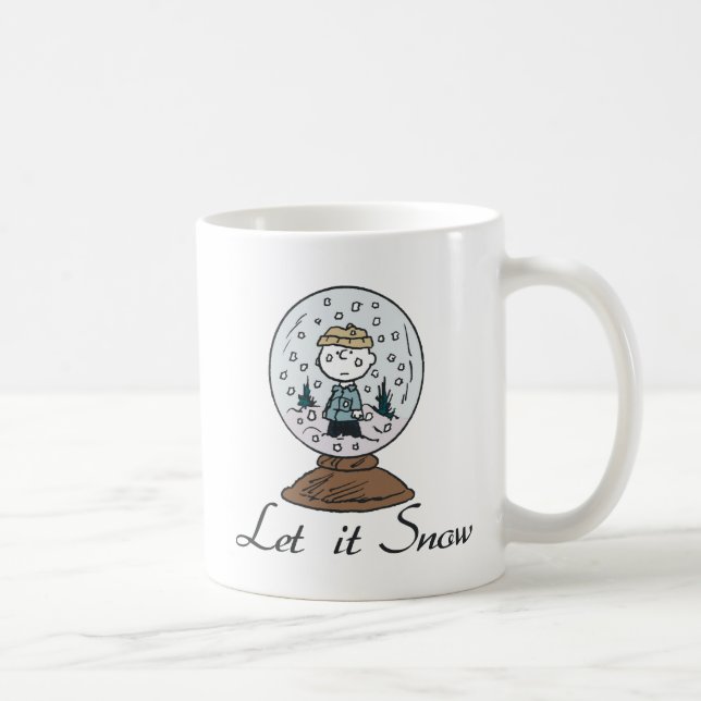 Peanuts | Charlie Brown Snow Globe Coffee Mug (Right)