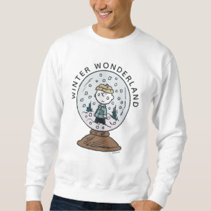 Peanuts Charlie Brown Snow Globe Sweatshirt