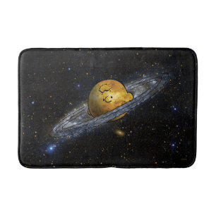 Peanuts   Charlie Brown Spaced Out Bath Mat