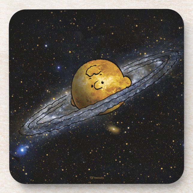 Peanuts | Charlie Brown Spaced Out Beverage Coaster (Front)