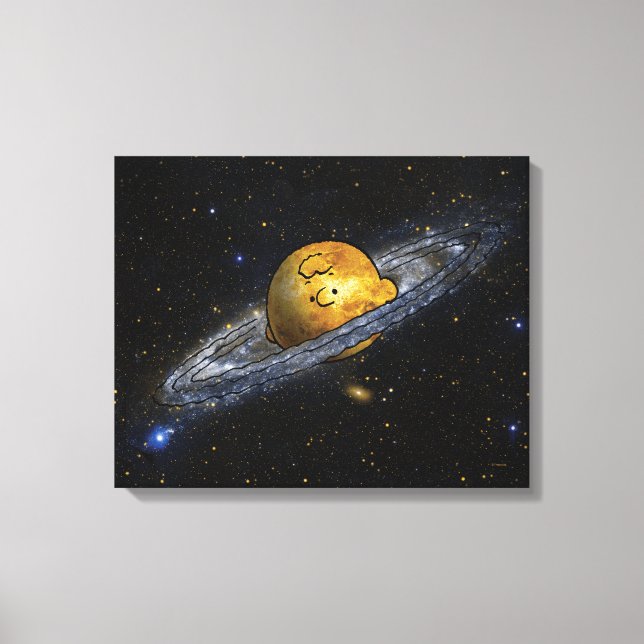 Peanuts | Charlie Brown Spaced Out Canvas Print (Front)