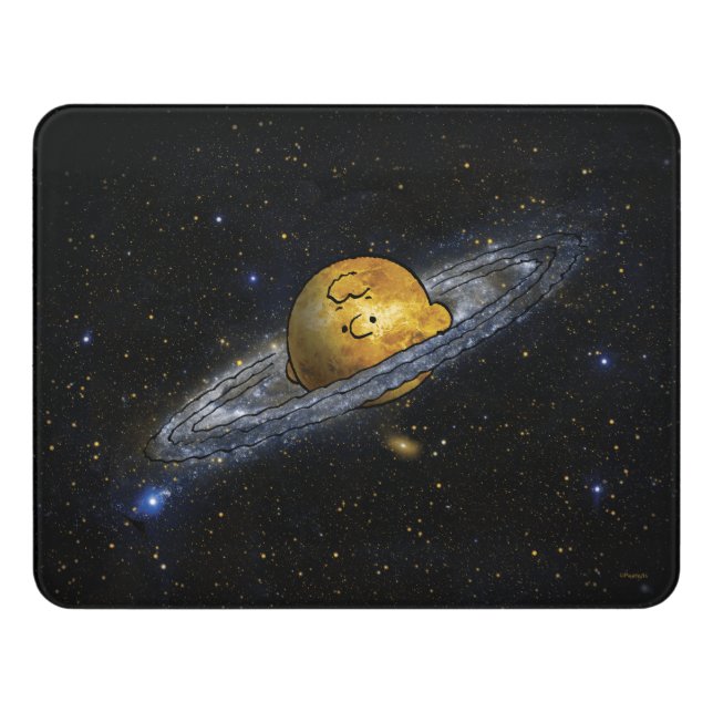 Peanuts | Charlie Brown Spaced Out Door Sign (Contemporary Front)