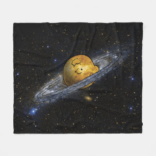 Peanuts   Charlie Brown Spaced Out Fleece Blanket