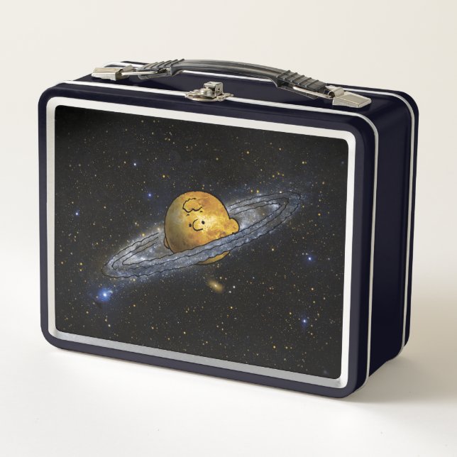 Peanuts | Charlie Brown Spaced Out Metal Lunch Box (Front)
