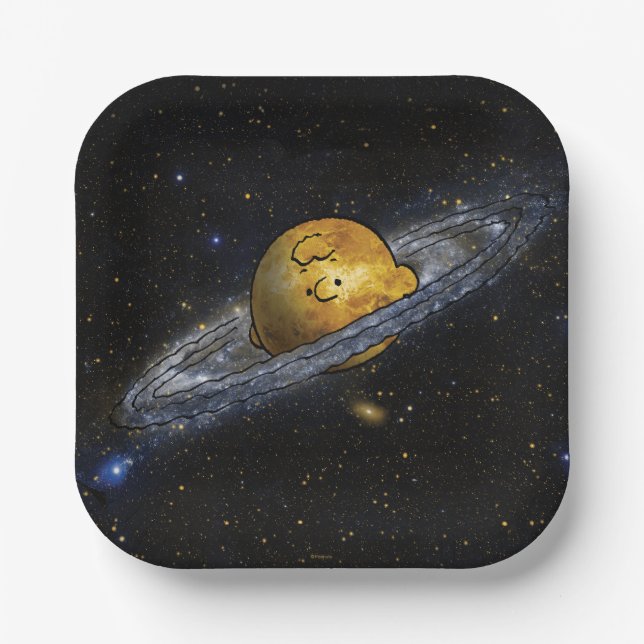 Peanuts | Charlie Brown Spaced Out Paper Plates (Front)