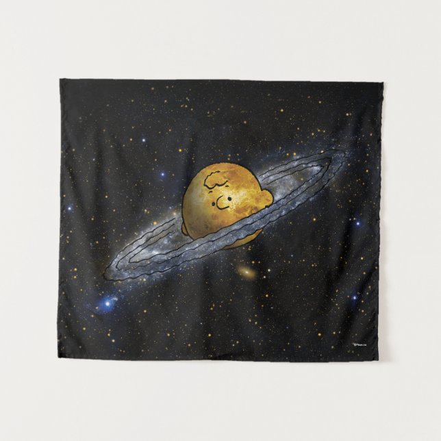 Peanuts | Charlie Brown Spaced Out Tapestry (Front (Horizontal))
