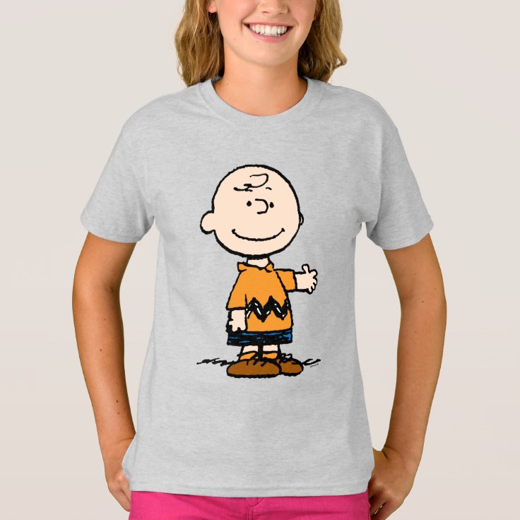 Peanuts Charlie Brown TShirt Zazzle