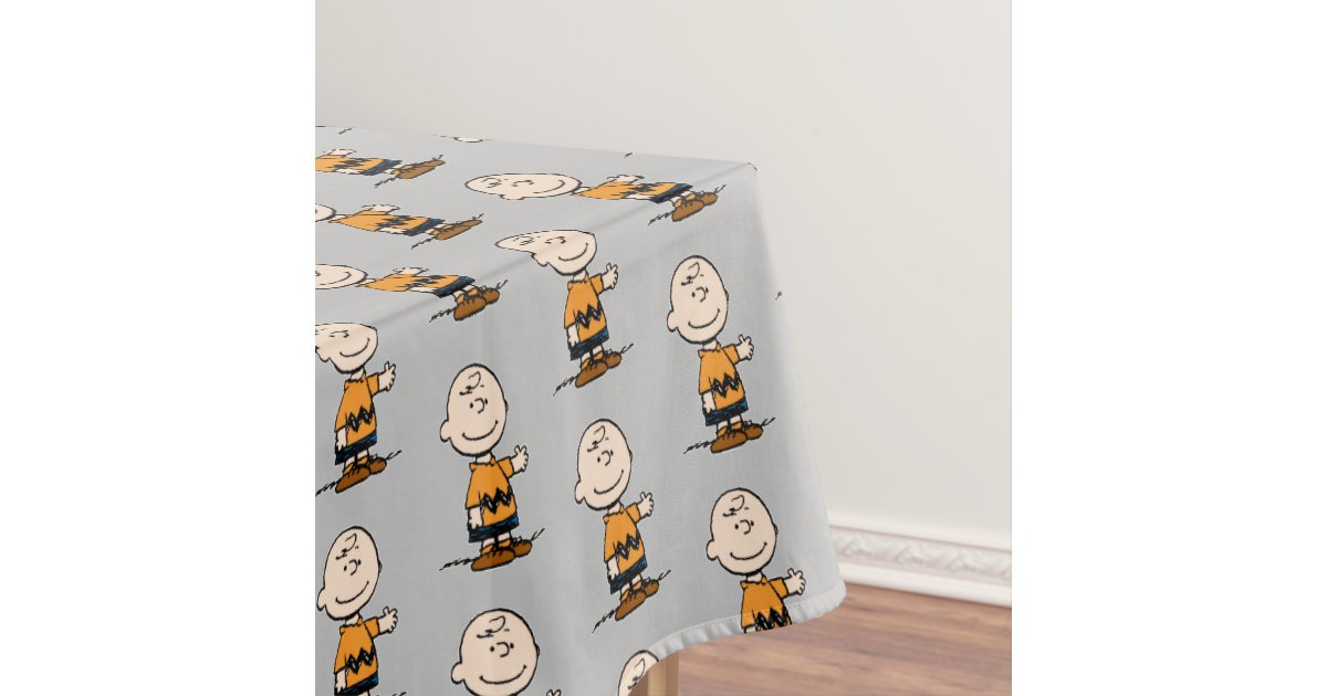 Peanuts Charlie Brown Tablecloth Zazzle