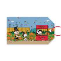 Peanuts | Charlie Brown Thanksgiving | Add Name Gift Tags