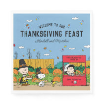 Peanuts | Charlie Brown Thanksgiving | Add Name Napkins