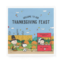 Peanuts | Charlie Brown Thanksgiving Feast Napkins