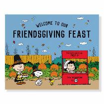Peanuts | Charlie Brown Thanksgiving Feast Welcome Foam Board