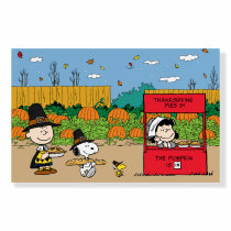 Peanuts | Charlie Brown Thanksgiving Foam Board