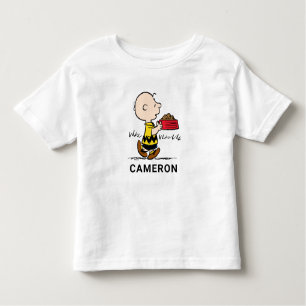 Peanuts Charlie Brown with Snoopy's Dish Toddler T-shirt