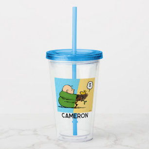 Peanuts Charlie Brown & Woodstock Half & Half Acrylic Tumbler