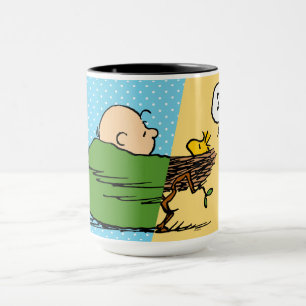 Peanuts Charlie Brown & Woodstock Half & Half Mug