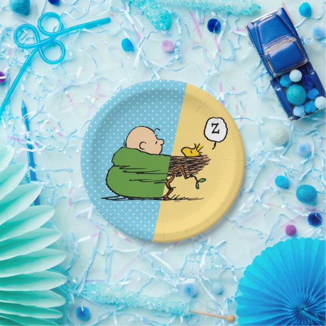 Peanuts | Charlie Brown & Woodstock Half & Half Paper Plates (Party)