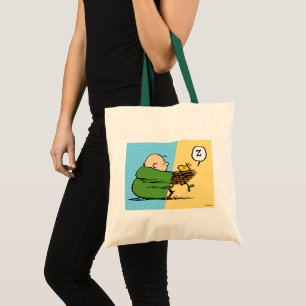 Peanuts Charlie Brown & Woodstock Half & Half Tote Bag