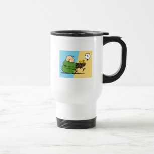 Peanuts Charlie Brown & Woodstock Half & Half Travel Mug