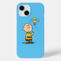 Peanuts | Charlie Brown's Light Bulb Idea iPhone 15 Case