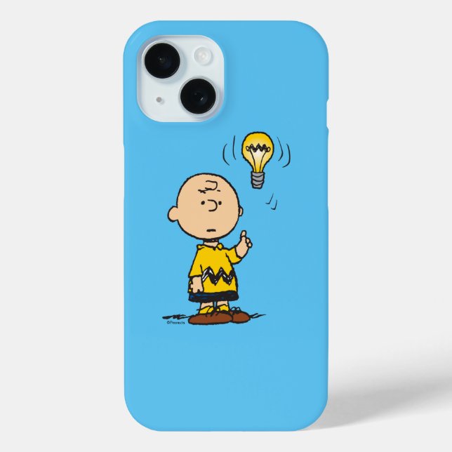 Peanuts | Charlie Brown's Light Bulb Idea Case-Mate iPhone Case (Back)