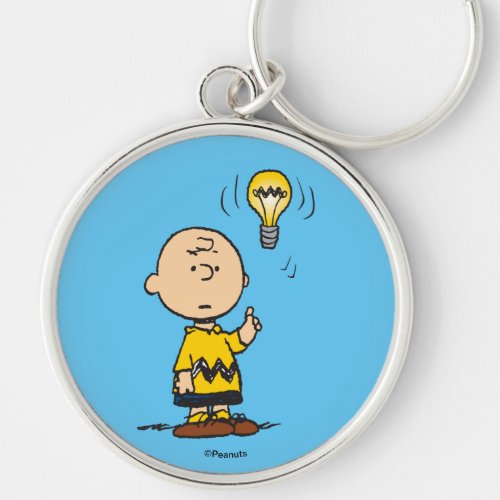 Peanuts  Charlie Browns Light Bulb Idea Keychain