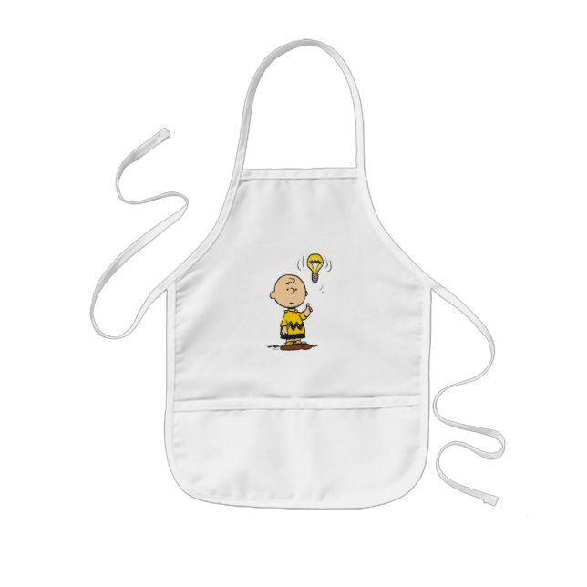 Peanuts | Charlie Brown's Light Bulb Idea Kids' Apron (Front)
