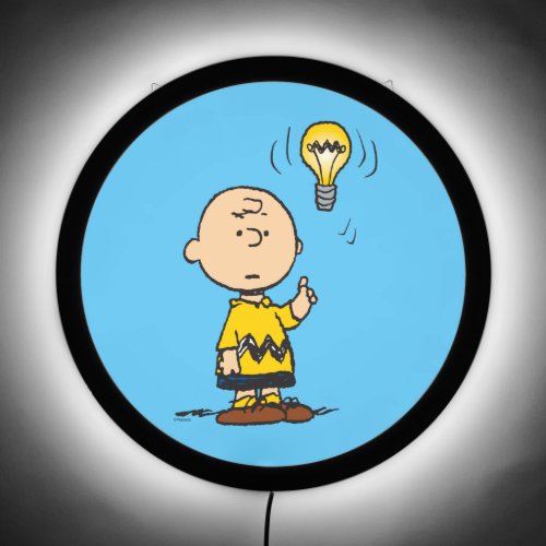 Peanuts  Charlie Browns Light Bulb Idea LED Sign